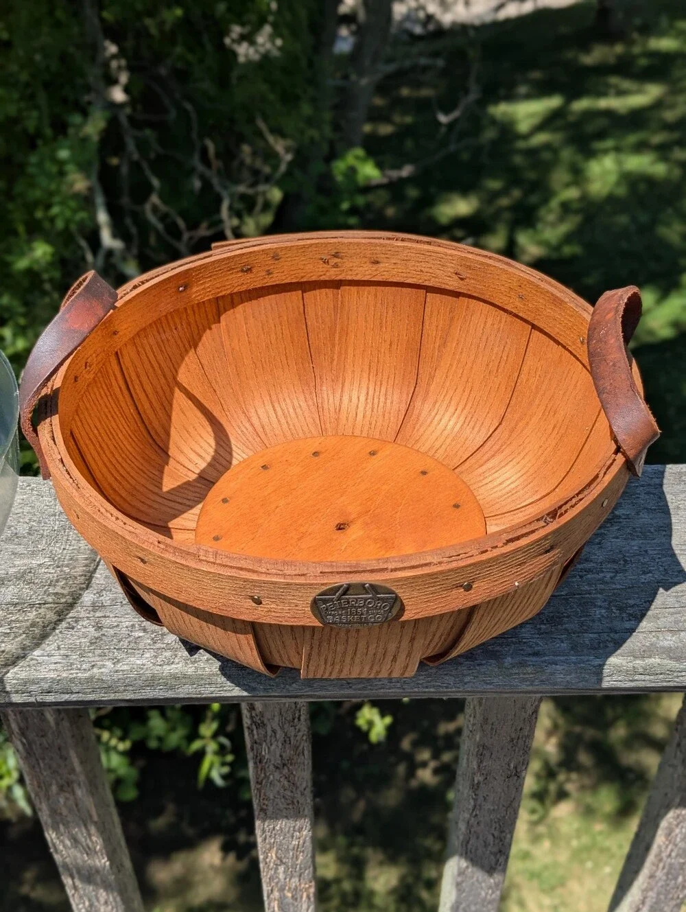Peterboro Basket Co with Leather Handles - Limited Edition